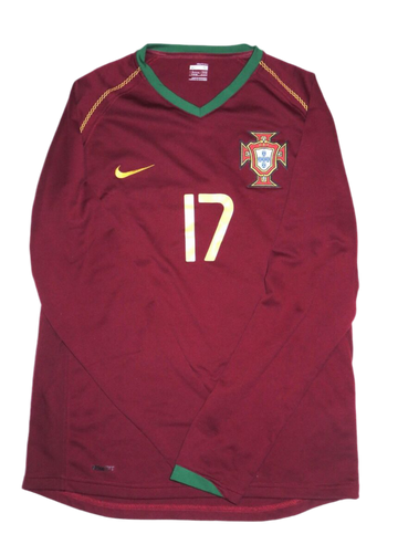 Portugal Retro Home 2006 Long Sleeves Ronaldo