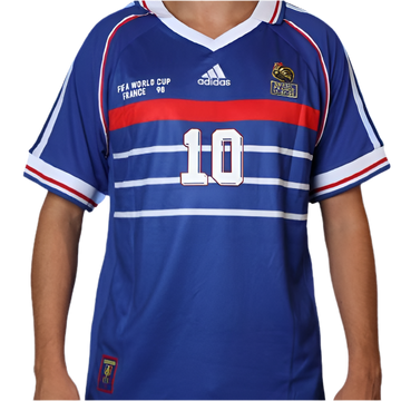 France Retro Home World Cup 98 Zidane