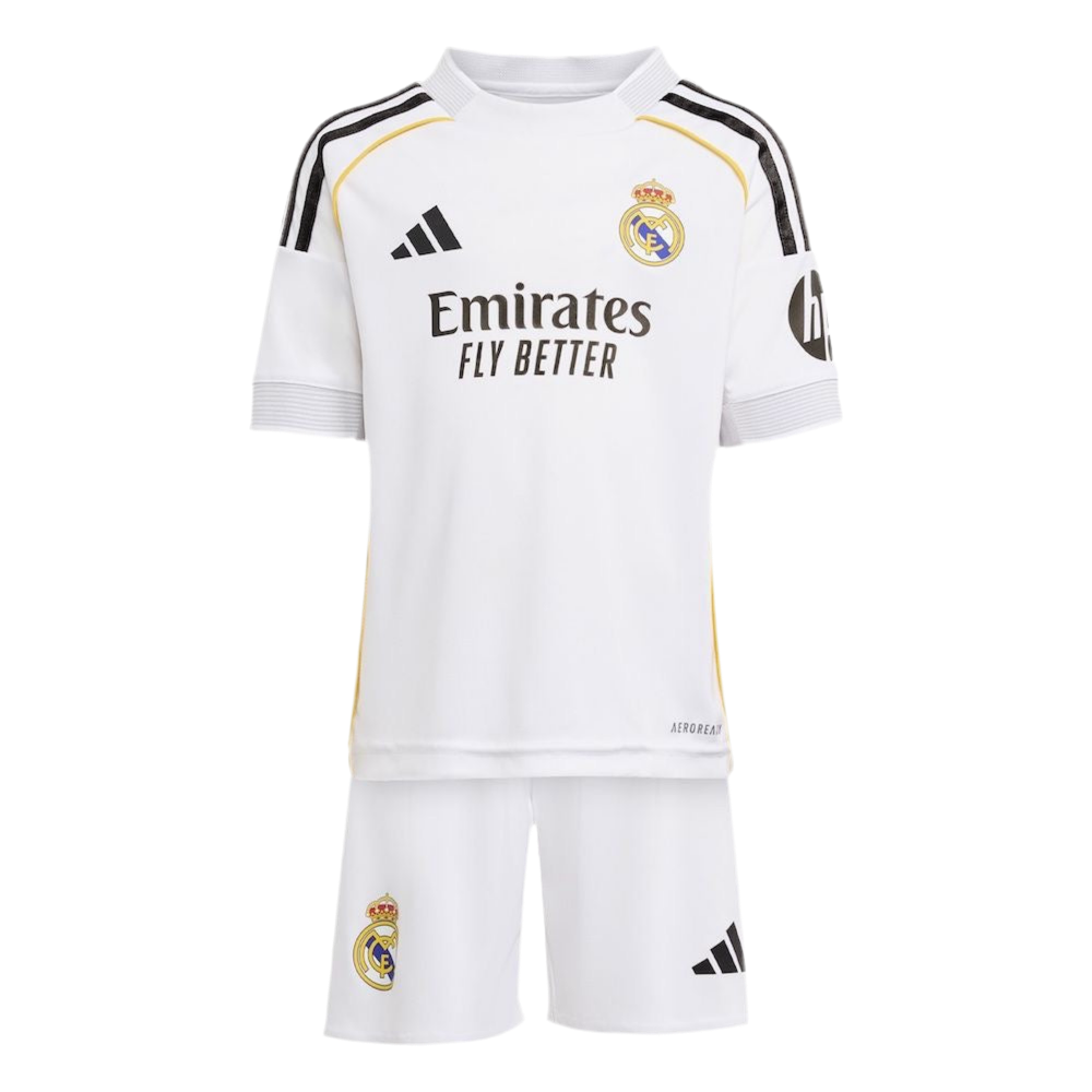 Real Madrid Home 25/26 UCL Kids Set