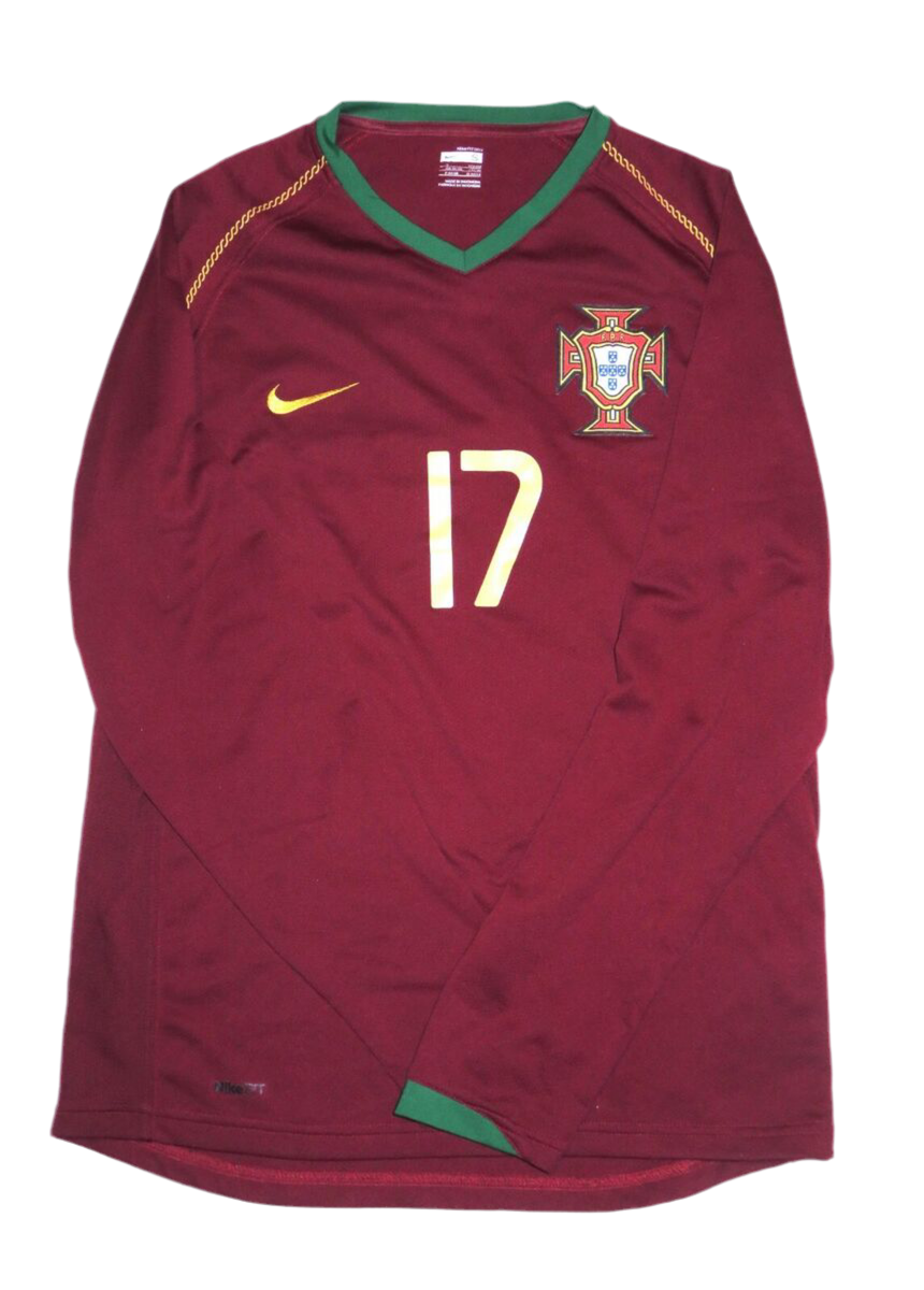 Portugal Retro Home 2006 Long Sleeves Ronaldo