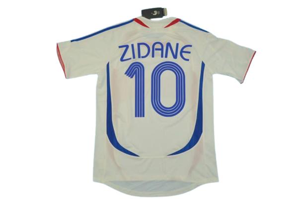 France Retro Away World Cup 06 Zidane