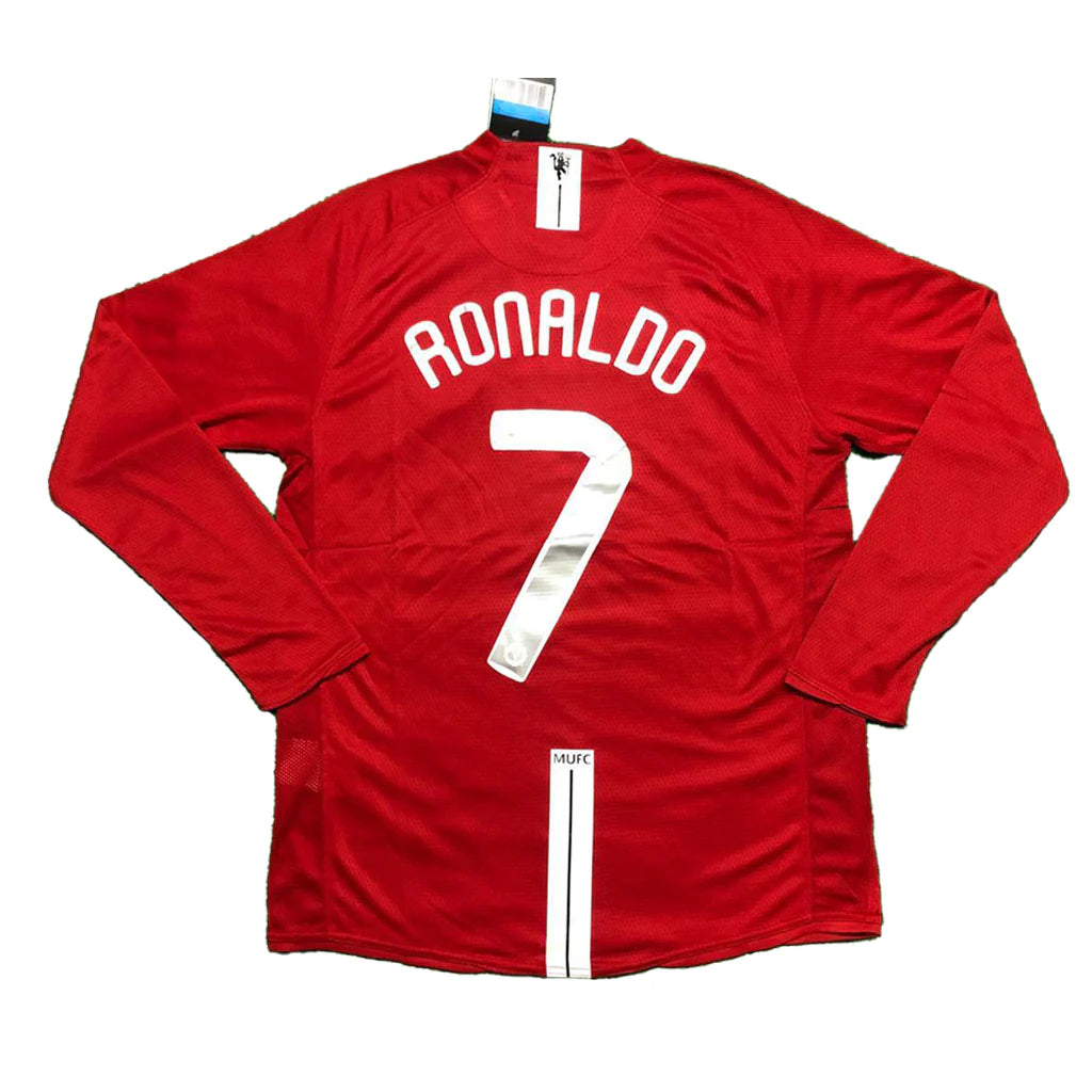 Manchester United Retro Home 07/08 Ronaldo #7 Long Sleeves