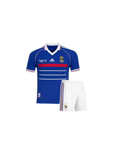 France Home World Cup 98 Zidane Kids Set