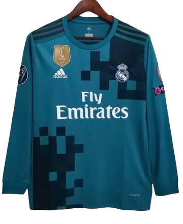 Real Madrid Retro Third 17/18 UCL Long Sleeves