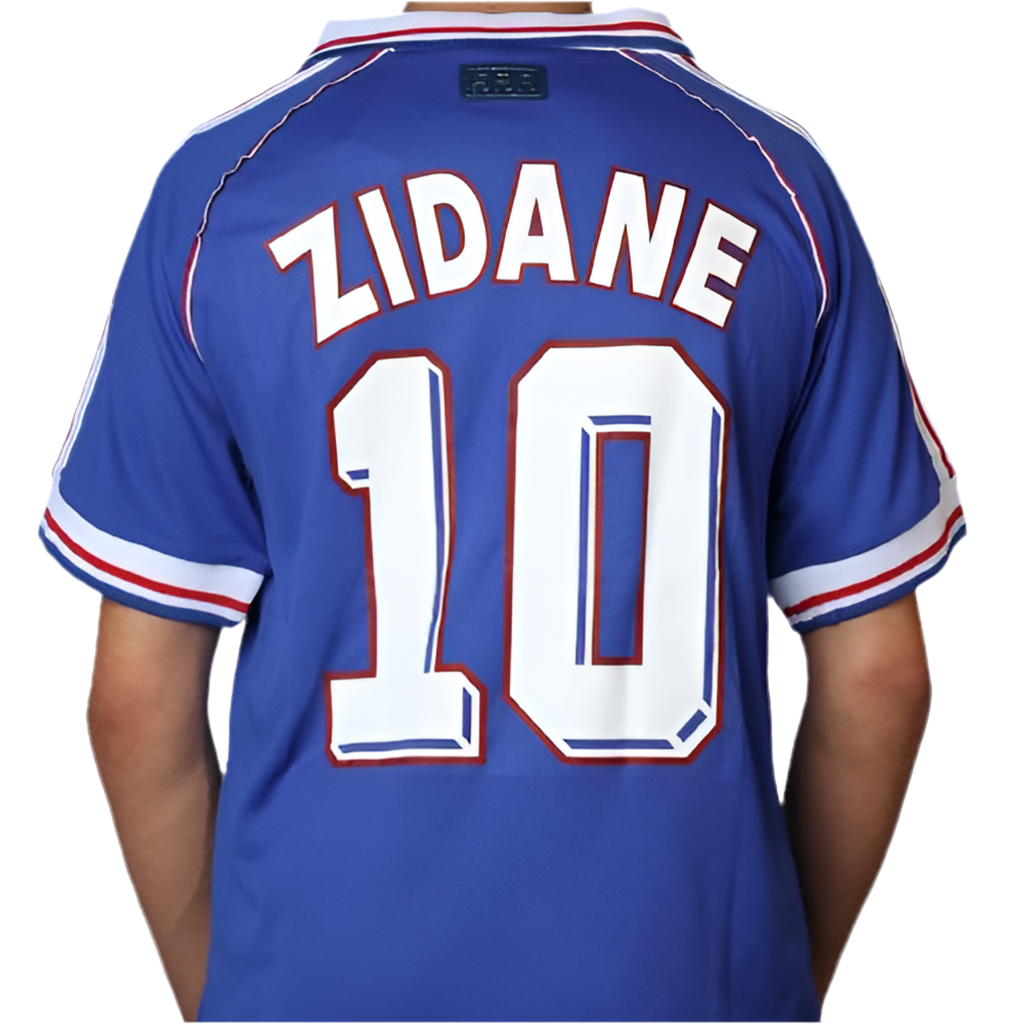 France Retro Home World Cup 98 Zidane