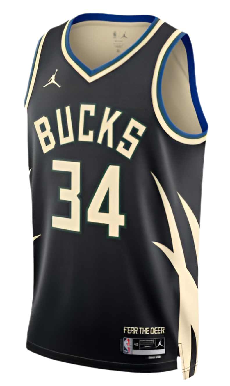 Giannis Antetokounmpo Milwaukee Bucks Statement Edition