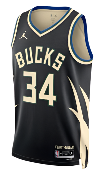 Giannis Antetokounmpo Milwaukee Bucks Statement Edition