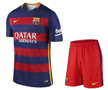 Barcelona Home 14/15 Messi Kids Set