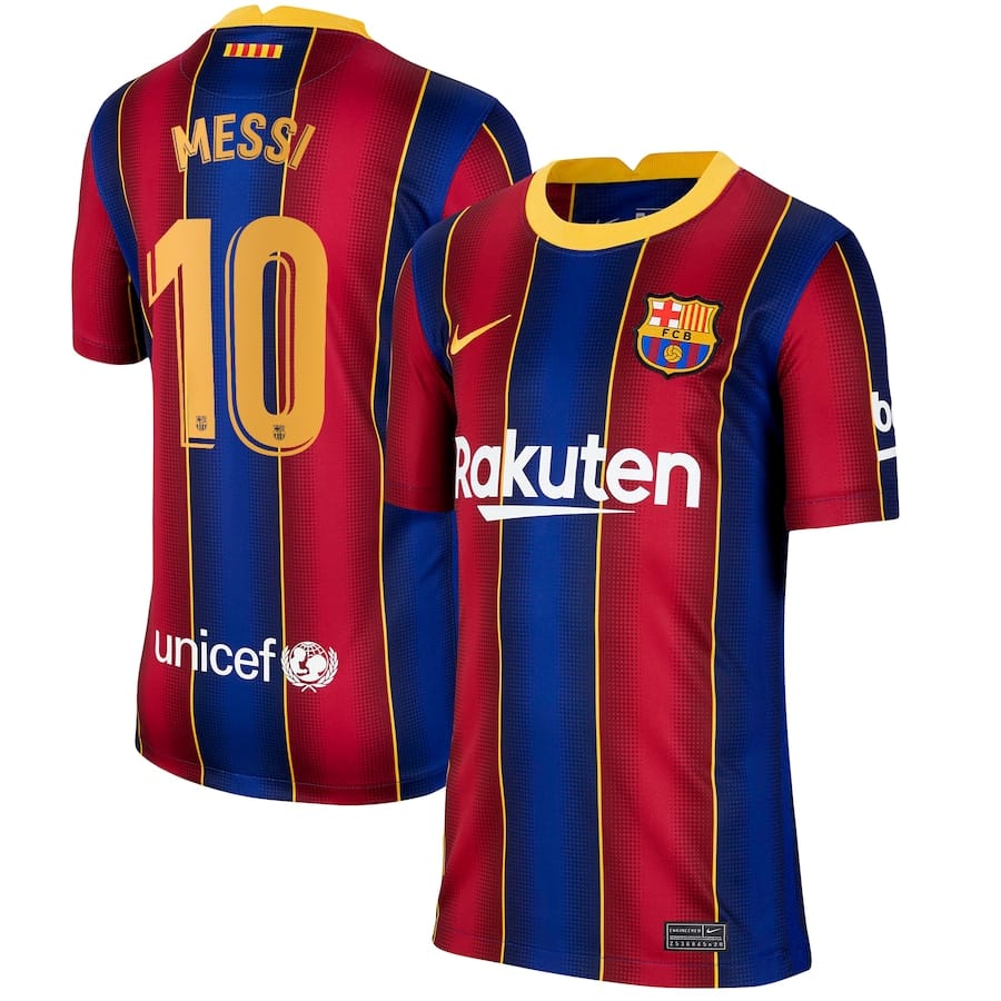 Barcelona Retro Home 20/21 Messi #10