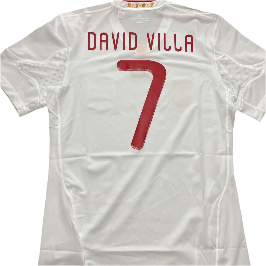 Spain Retro Away 2011 David Villa #7