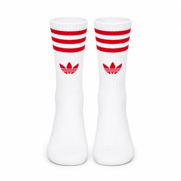 Adidas Originals 3-Stripes Socks White/Red