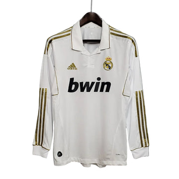 Real Madrid Retro Home 11/12 Long Sleeve