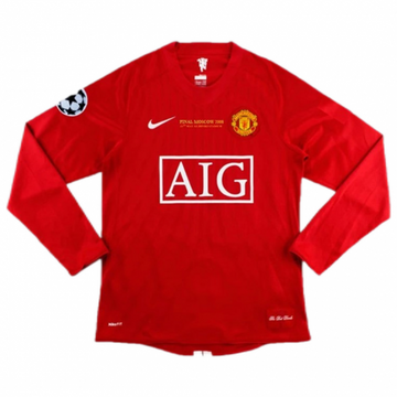 Manchester United Retro Home 07/08 Ronaldo #7 Long Sleeves