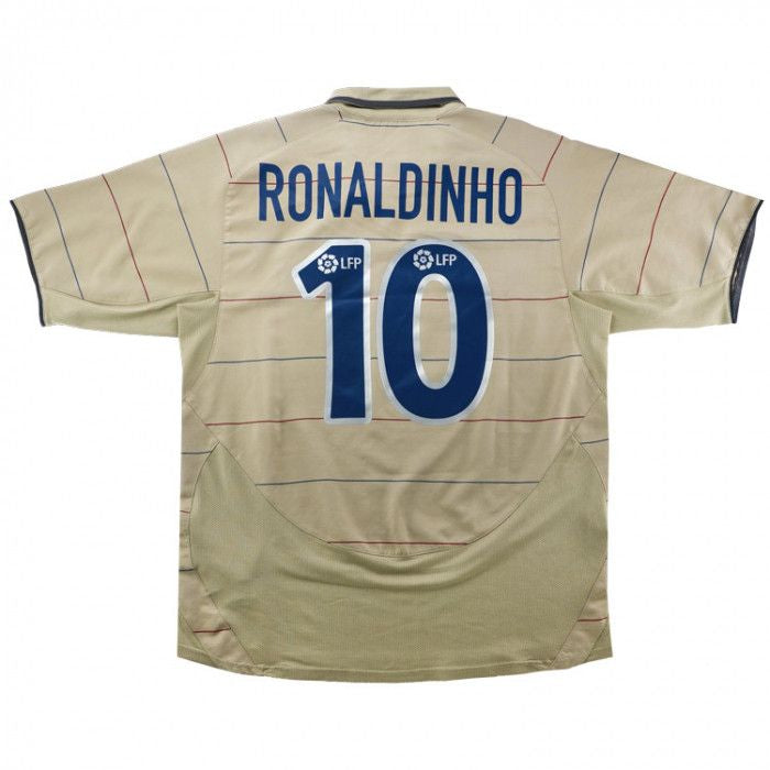 Barcelona Retro Away 03/04 Ronaldinho #10