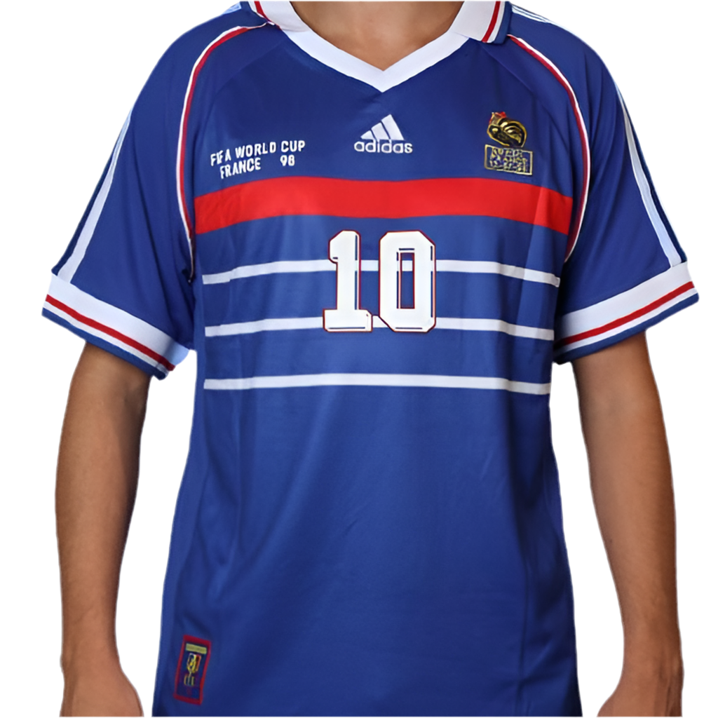 France Retro Home World Cup 98 Zidane