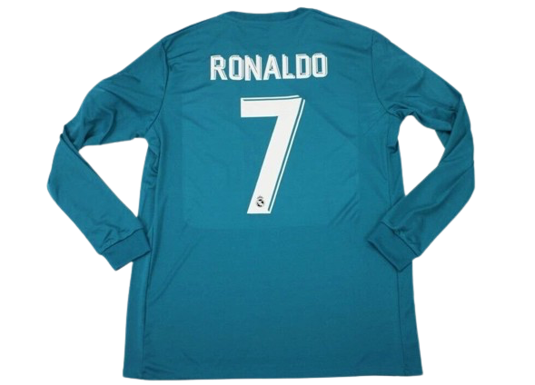 Real Madrid 3rd kit 17/18 Ronaldo Long sleeve