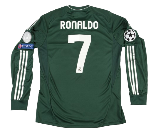 Real Madrid 3rd kit 12/13 Ronaldo Long sleeve