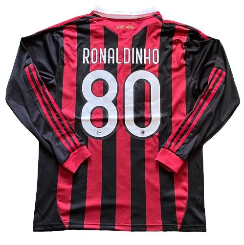 AC Milan Retro Home 09/10 Long Sleeves Ronaldinho