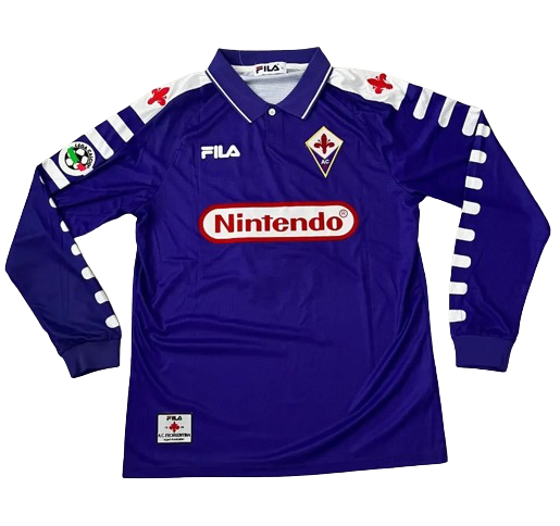 Fiorentina Retro Home 98/99 Long Sleeves